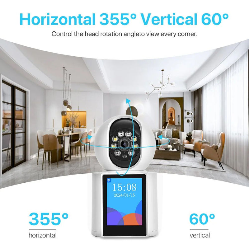 Camera Wifi Video Calling Auto Tracking Home Screen IP Cameras