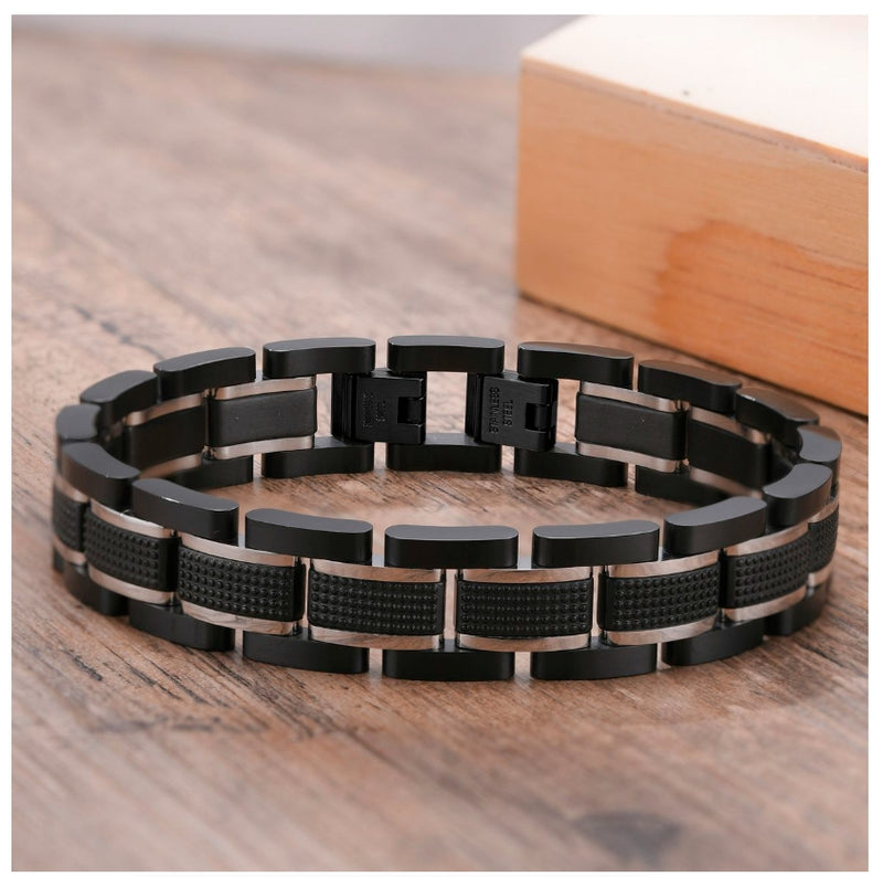 IPSTYLE Bracelets Stainless Steel Watch Band Link Wristband Best Gift