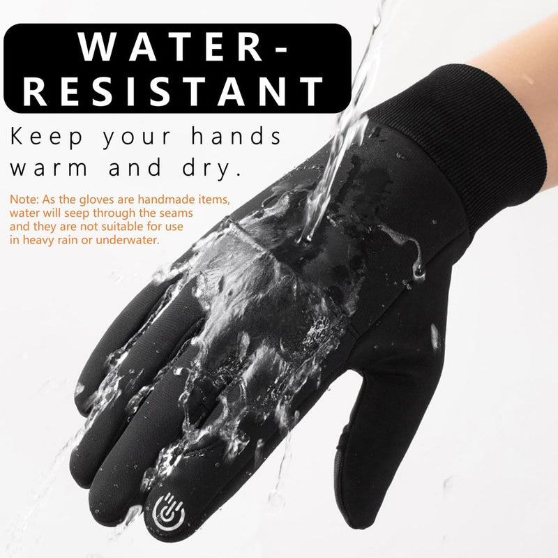 Winter Gloves Cycling Gloves Anti-Slip Touch Screen Windproof Windproof