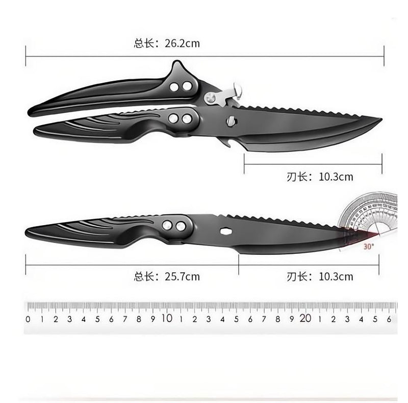 Kitchen Scissors Shears Titanium Stainless Steel Strong Chicken Bone Shears