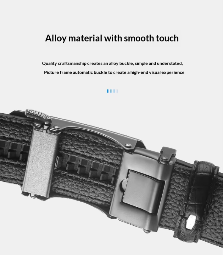 Leather Automatic Buckle Belt
