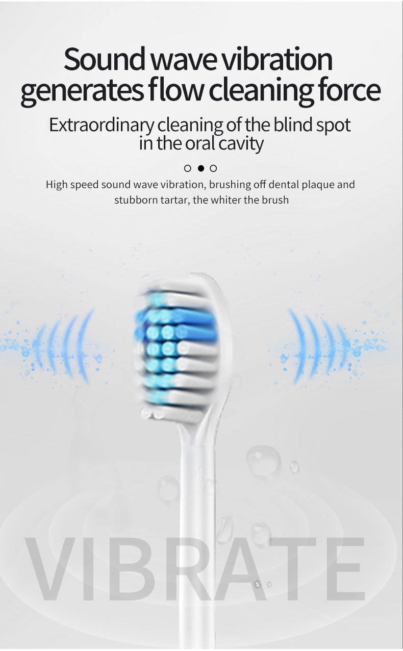 Rechargeable  6 Modes Electric Toothbrush