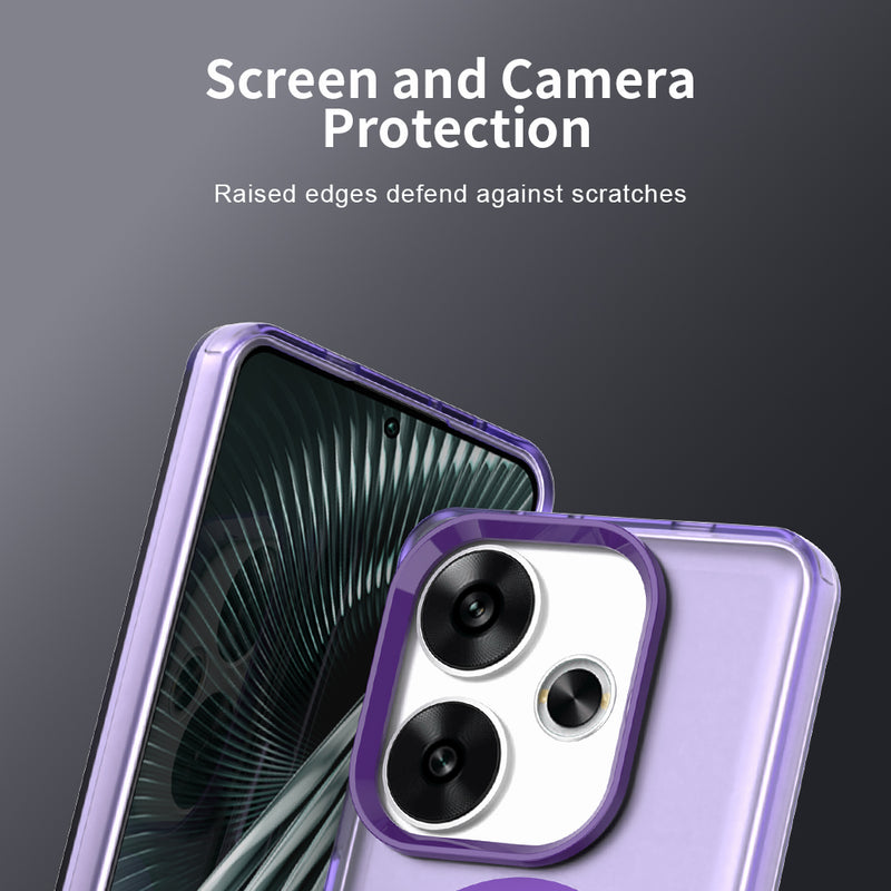 Phone Case for Xiaomi Redmi Turbo 3 5G, Compatible with Magsafe, Shockproof Magnetic Case Cover