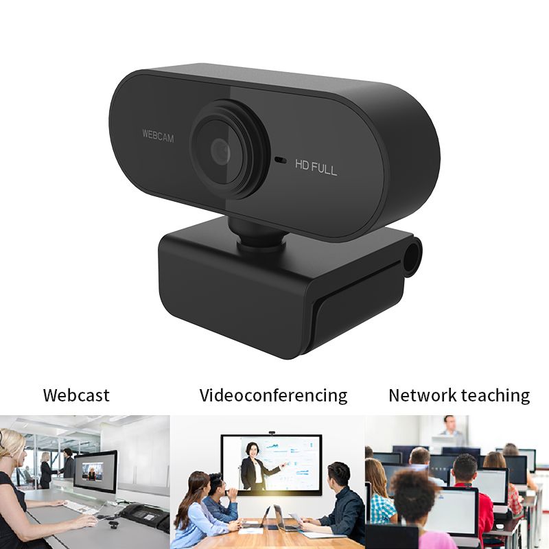 Webcam 1080P Built-in Microphone High-definition USB Camera