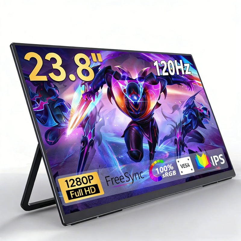 23.8inch Portable Monitor 120Hz RGB 100%