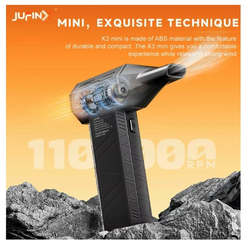 IPSTYLE Mini Handheld Turbo Jet Fan Electric 110000RPM Air Blower Duster