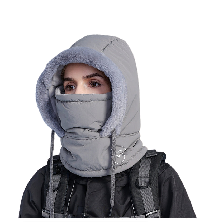 Unisex Winter Windproof Face Mask Hat Scarf Thermal Fleece Cold Weather