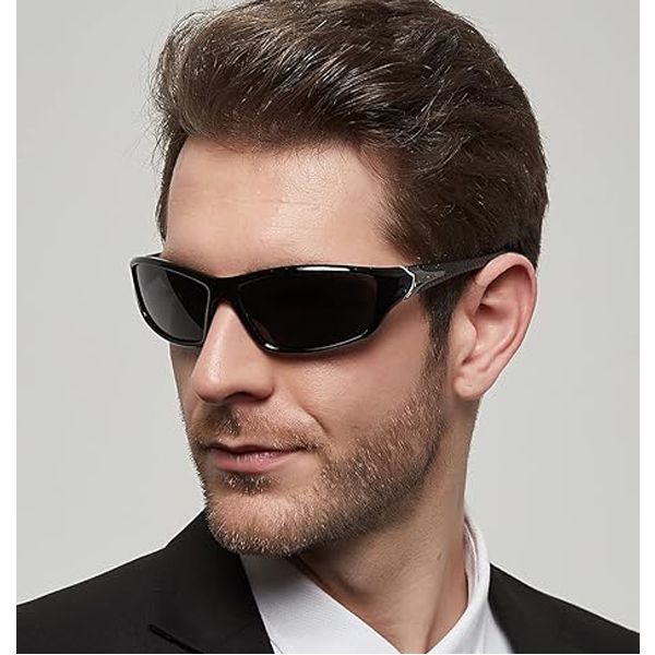 Men's Sports Polarized Sunglasses – 100% UV Protection