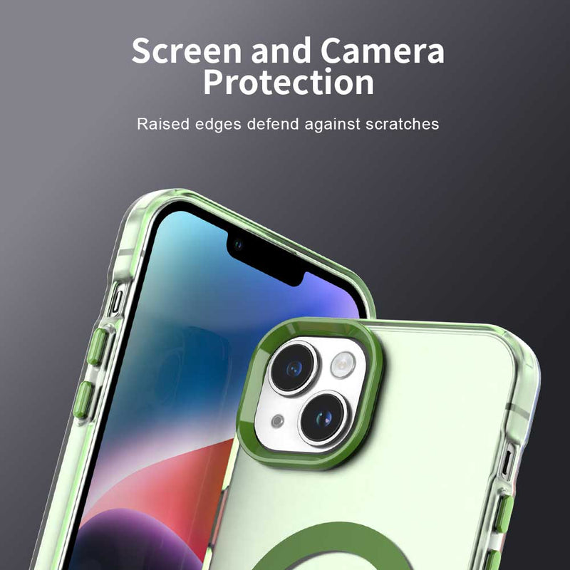 Phone Case for iPhone 14, Compatible with Magsafe, Shockproof Magnetic Case Cover