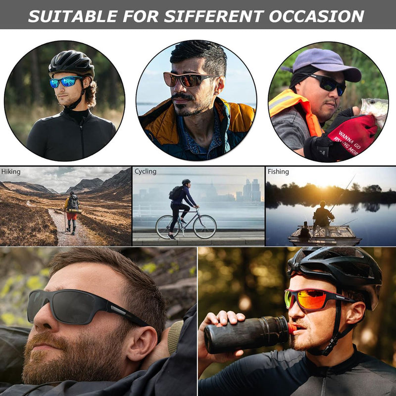 Polarized Sport Sunglasses – Ultralight Comfort with UV400 Protection