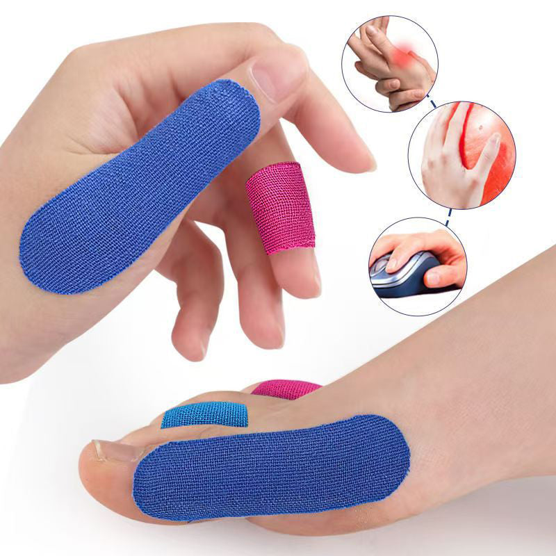 50Piece Self-Adhesive Finger Bandages, Elastic Sports Tape For Thumb Protection
