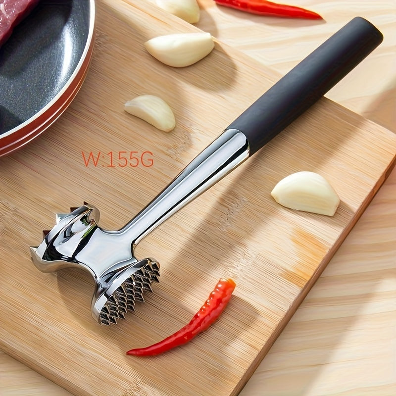 Double-Sided Meat Mallet – Zinc Alloy Tenderizer for Steaks & Schnitzel