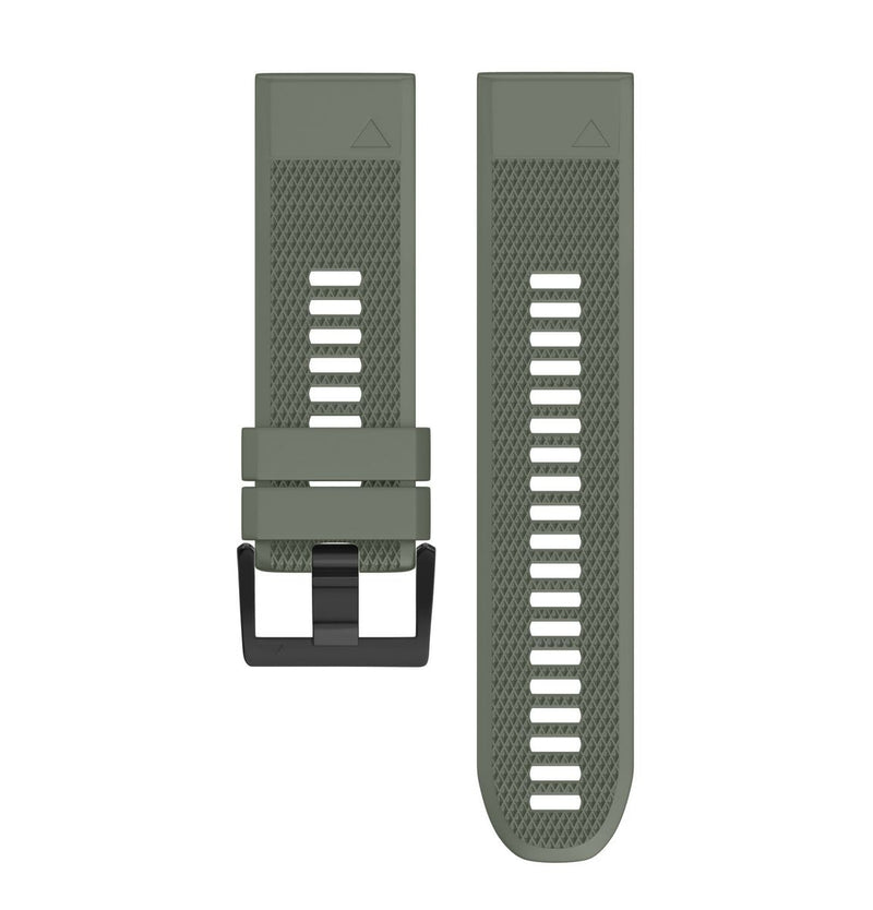 Quick Release Silicone Sports Band Strap for Garmin Fenix 6X/5X/3 26mm