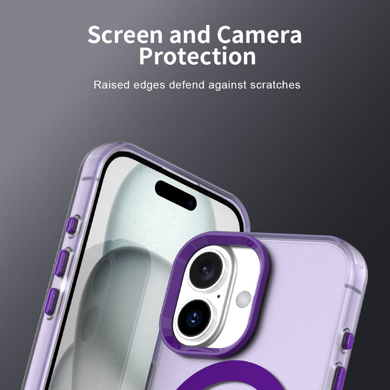Phone Case for iPhone 16 Plus, Compatible with Magsafe,Shockproof Magnetic Case Cover