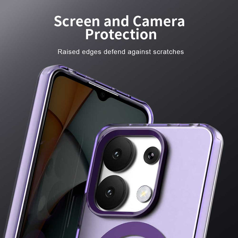Phone Case for Xiaomi Redmi Note 13 4G, Compatible with Magsafe,Shockproof Magnetic Case Cover