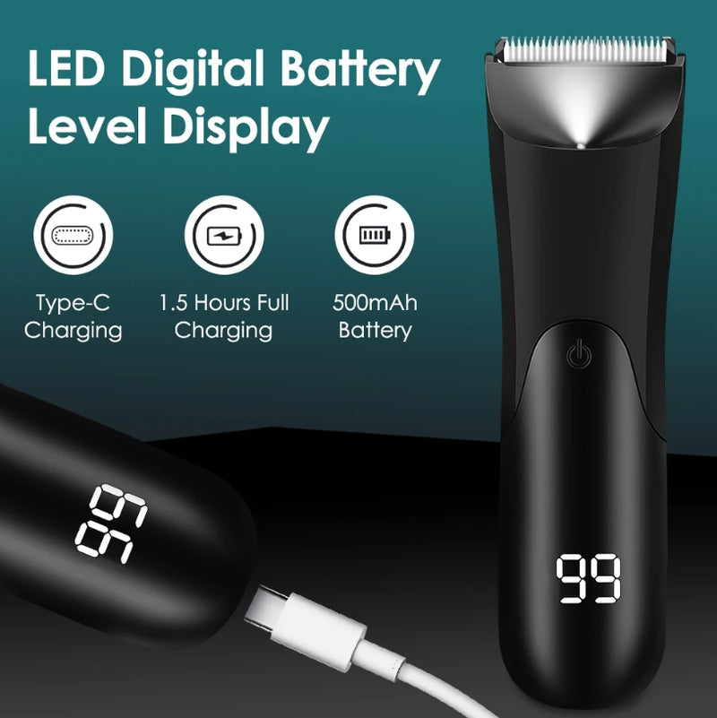 Hair Cutting Machine Beard Trimmer Electric Shaver for Men Intimate Areas