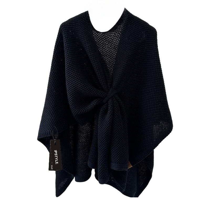 Vintage Cloak Sweater Autumn Winter New Comfortable Casual Loose Knitwear Cloak Outerwear