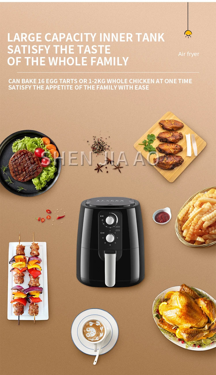 5L Air Fryer Household Large Capacity Electric Fryer
