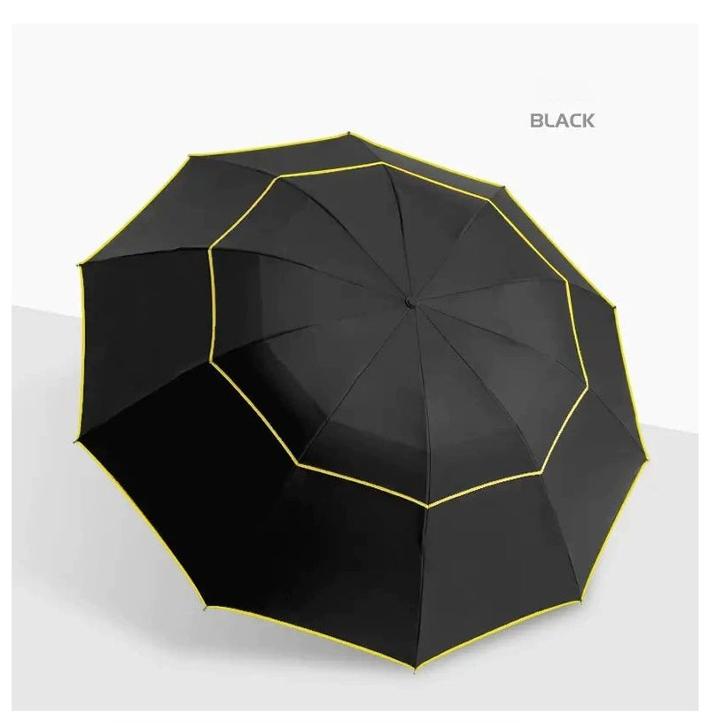 Super Big Top Quality Umbrella Double Strong Rain Woman Windproof Paragua