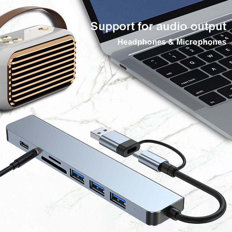 Docking 5Gbps High Speed OTG Adapter Type C to USB 3.0 Hub For Laptop