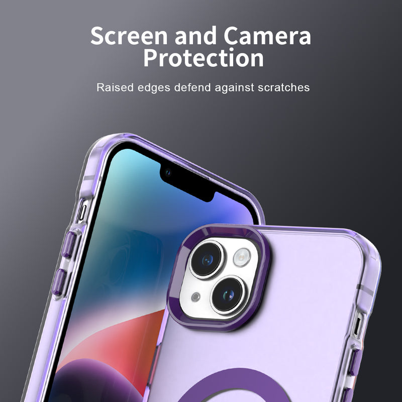 Phone Case for iPhone 15, Compatible with Magsafe,Shockproof Magnetic Case Cover