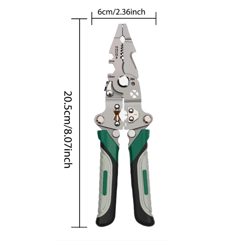 Foldable Wire Stripper Electric Wire Splitter Wire Winding Pliers