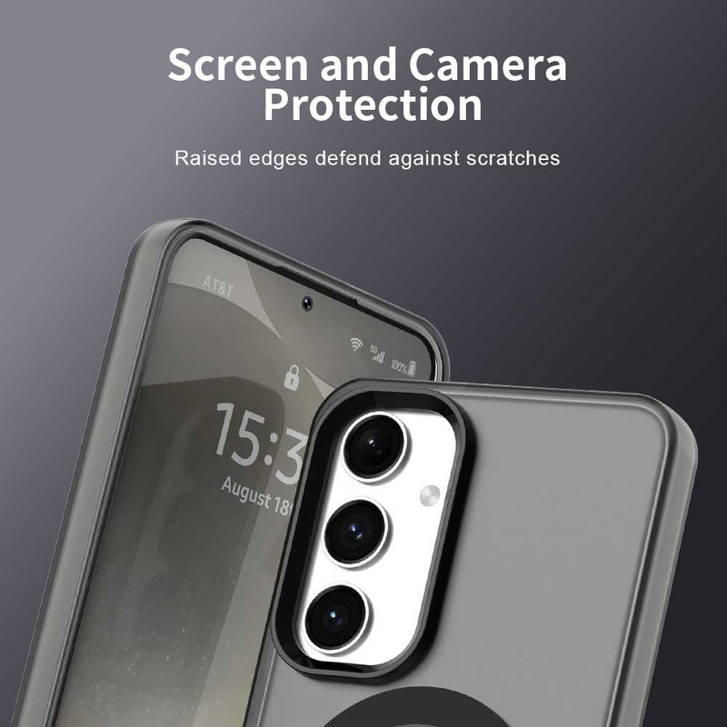 Phone Case for Samsung Galaxy S25, Compatible with Magsafe,Shockproof Magnetic Case Cover