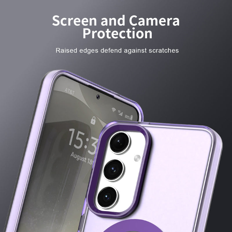 Phone Case for Samsung Galaxy S23 FE, Compatible with Magsafe, Shockproof Magnetic Case Cover