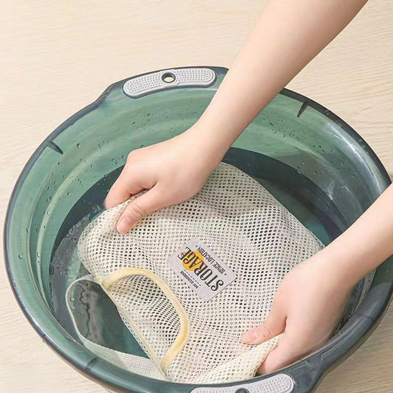 2Pcs Hanging Mesh Storage Bag
