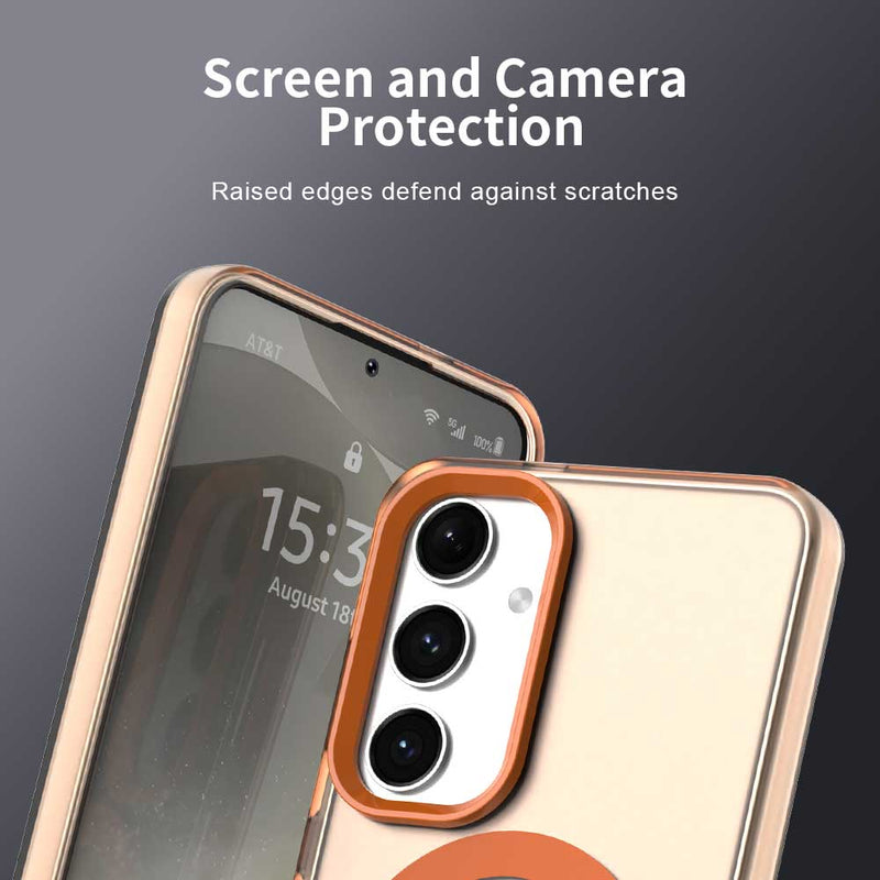 Phone Case for Samsung Galaxy S24, Compatible with Magsafe,Shockproof Magnetic Case Cover
