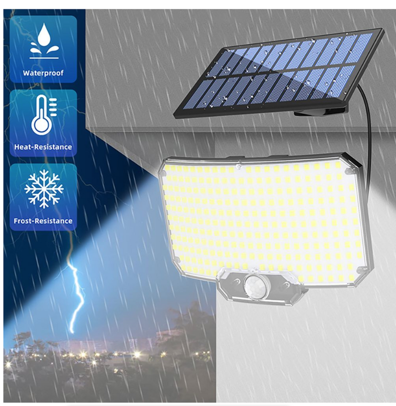 Solar Lights Outdoor Garden Motion Sensor Solar Flood Wall Lights Garage