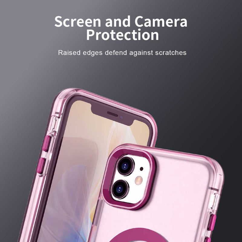 Phone Case for iPhone 11, Compatible with Magsafe, Shockproof Magnetic Case Cover