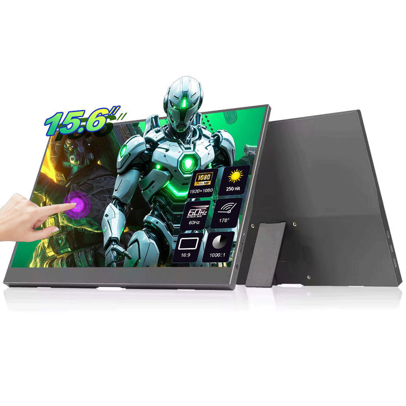 15.6 inch Touch Screen Portable Monitor 1080p 45sRGB 60Hz Laptop Screen Extender
