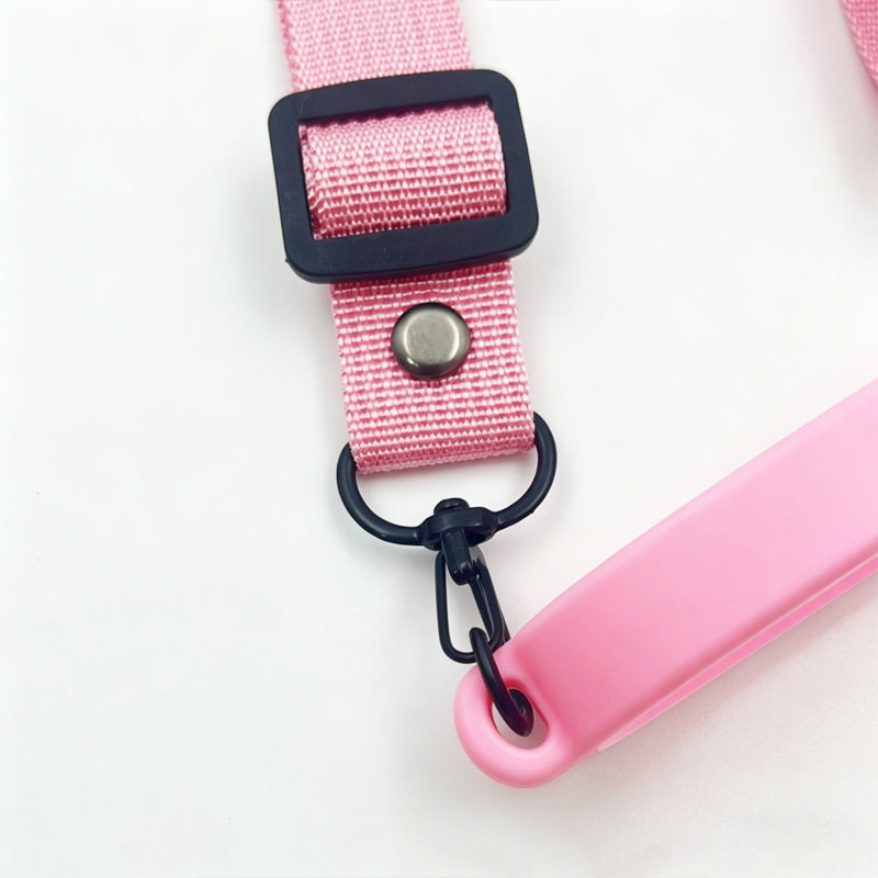 Pink Water Bottle Shoulder Strap, Adjustable Crossbody Strap For Tumbler, Coffee & Milk Tea Cups