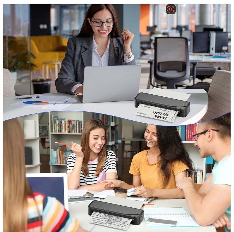 Thermal Printer Paper A4 Portable Thermal Printer Paper 100Sheets