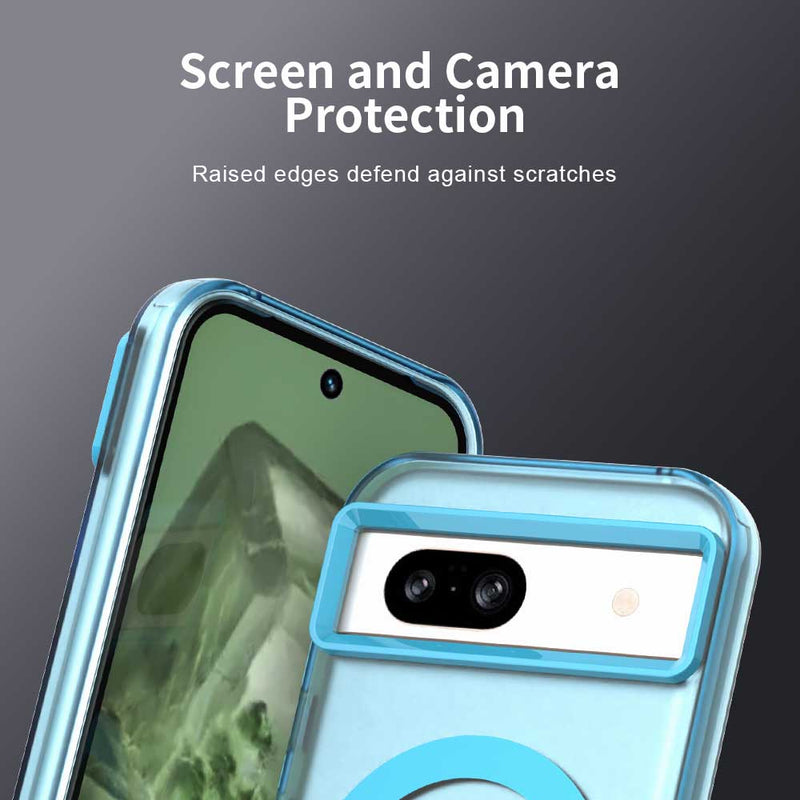 Phone Case for Google Pixel 8A, Compatible with Magsafe, Shockproof Magnetic Case Cover