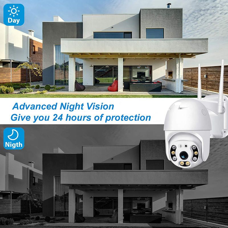 Wireless IP Network Camera Outdoor Waterproof Motion Alarm Camera