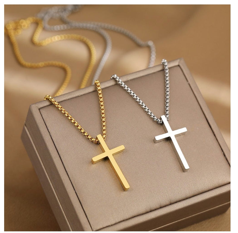 Cross Necklaces Pendants Male faith necklace cross charms