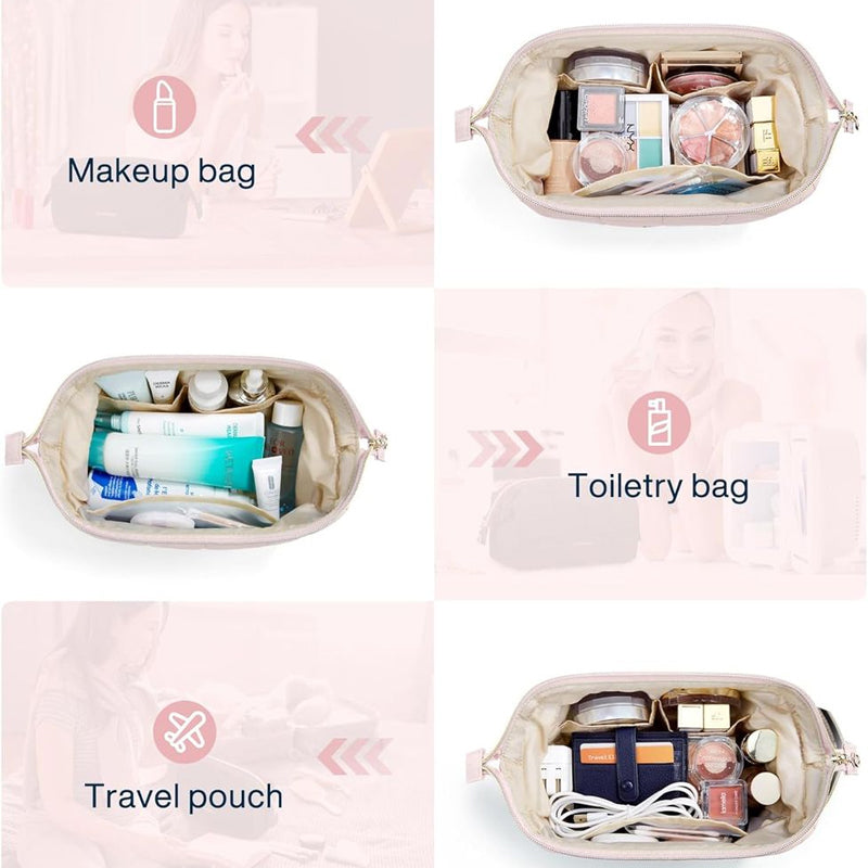 Large Capacity Puffer Makeup Bag,