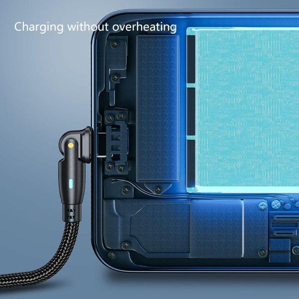 Fast Speed Charging Cord 180 Rotating Connector For Mobile Devices