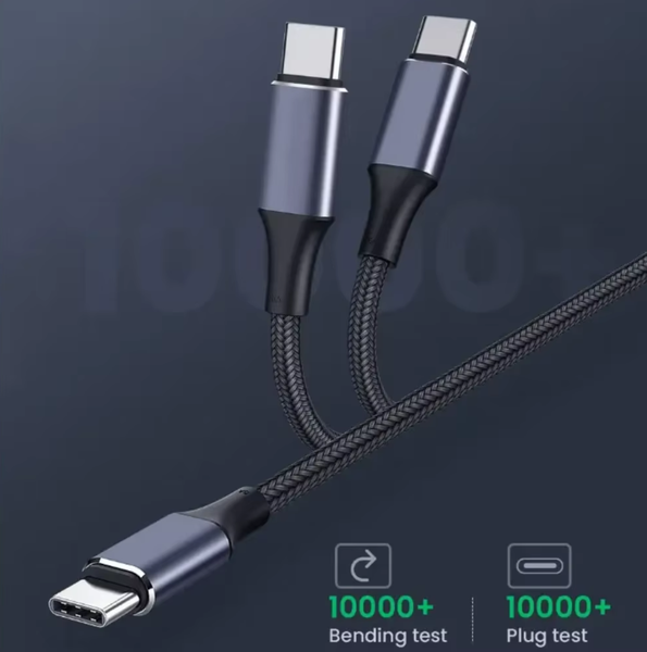90 Degree Elbow Type-C Cables 20V 3A 60W PD Fast Charging Cable