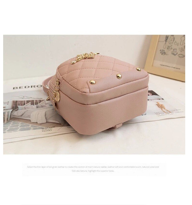 Woman Fashion Backpack Mini Ins Female Handbag Leisure Phone Packs - IPSTYLE