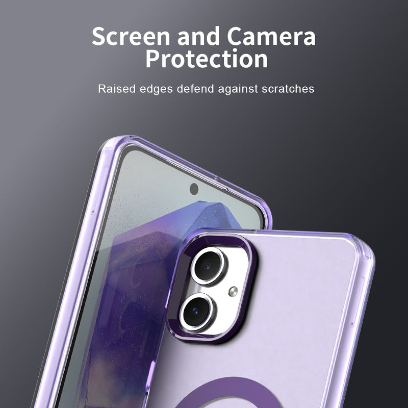 Phone Case for Samsung Galaxy A06 4G, Compatible with Magsafe, Shockproof Magnetic Case Cover