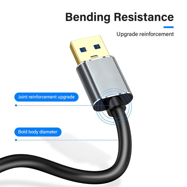 USB 3.0 to Micro B Cable Hard Disk Data Transfer Fast Charger Cord
