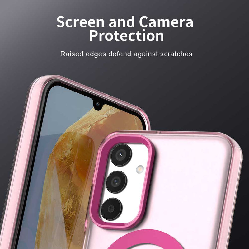 Phone Case for Samsung Galaxy M55 5G, Compatible with Magsafe,Shockproof Magnetic Case Cover