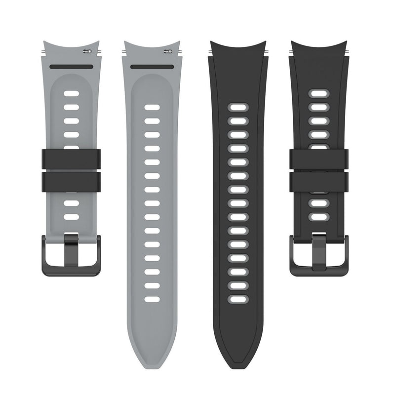 Two-color Silicone Strap Watch Band Compatible with Samsung Galaxy Watch 6