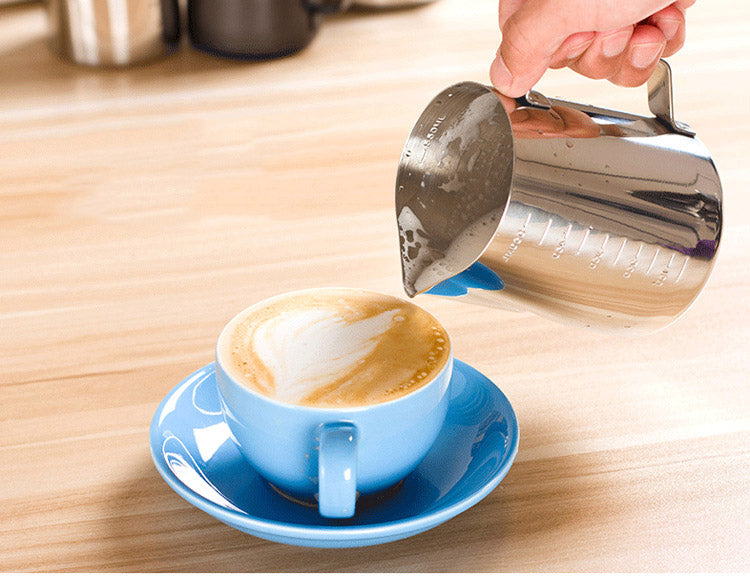Milk foamer stainless steel coffee pot - 600ml