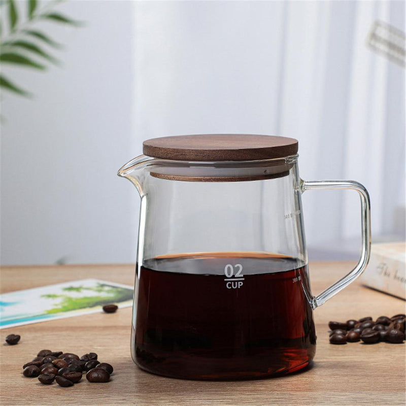 500ml Heatproof Glass Mug with Lid