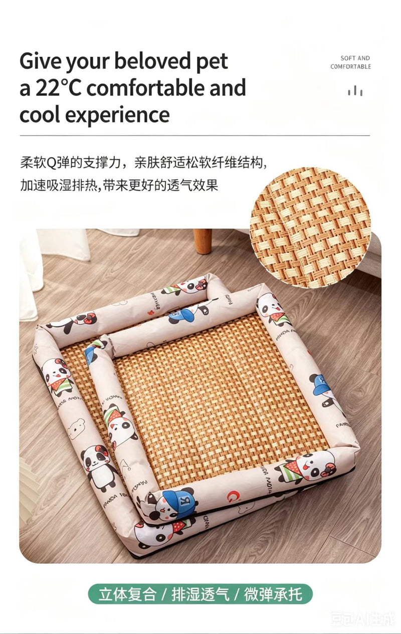 Pet ice mat, four-season kennel mat