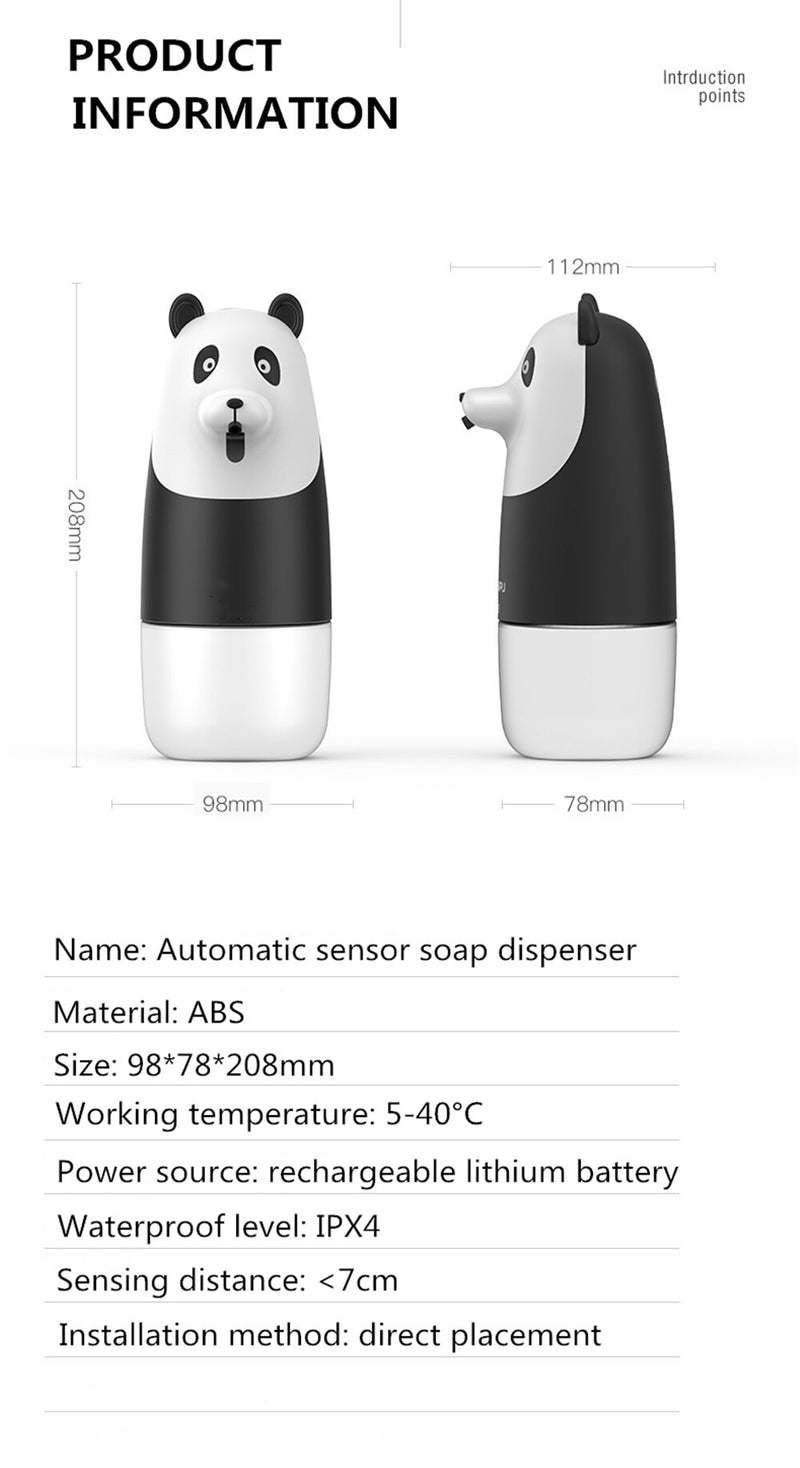 280ml Cute Panda Foam Soap Dispenser